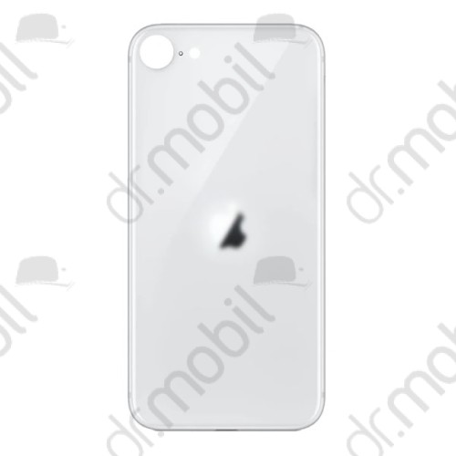 Akkufedél Apple iPhone SE (2020) hátlap fehér (nagy lyukú kamera kivágással)